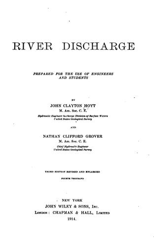 Cover for River discharge