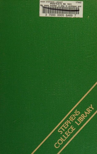Cover for No more frontier