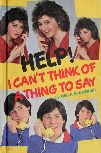 Cover for Help! I can't think of a thing to say!