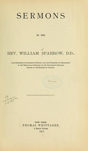 Cover for Sermons