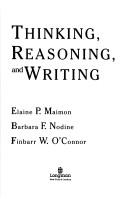 Cover for Thinking, reasoning, and writing