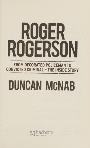 Cover for Roger Rogerson