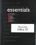 Cover for Microsoft Office 97 Professional Essentials