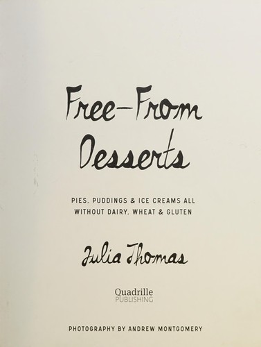 Cover for Free-From Desserts