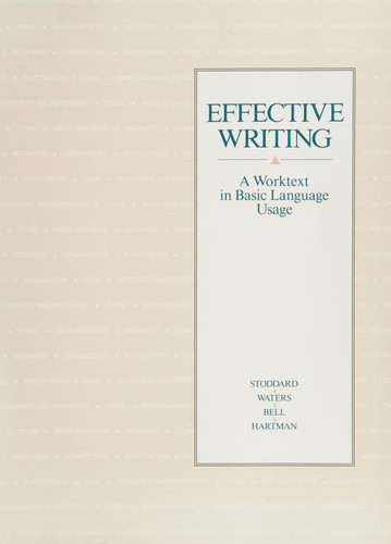 Cover for Effective Writing