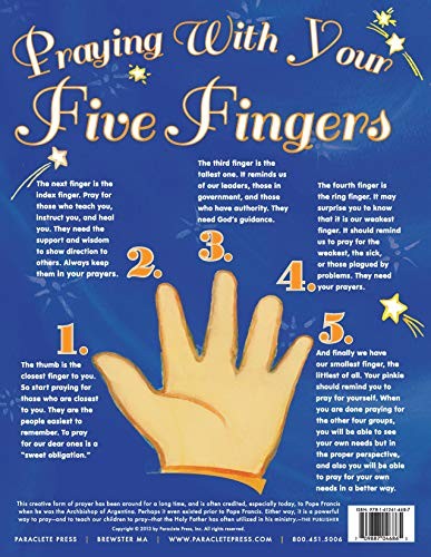 Cover for Praying with My Five Fingers - Prayer Card, Catholic