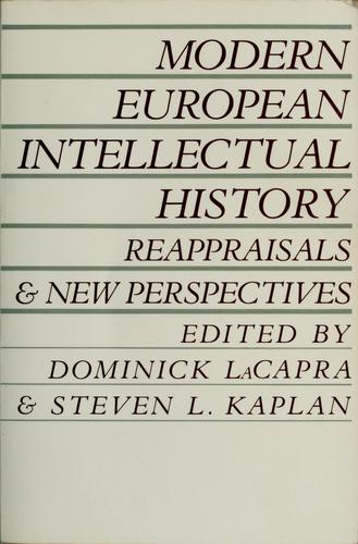Cover for Modern European intellectual history