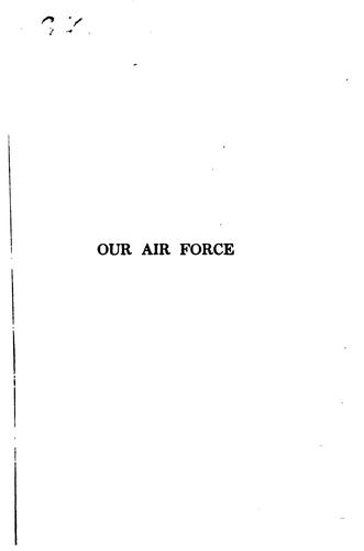 Cover for Our air force