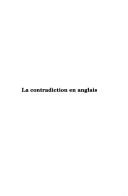 Cover for Lexique-grammaire, domaine anglais.