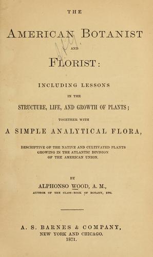 Cover for The American botanist and florist