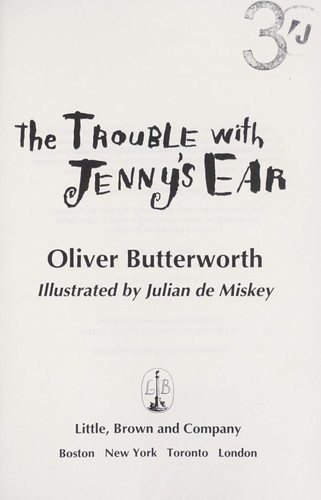 Cover for The trouble with Jenny's ear