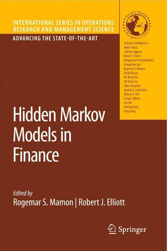 Cover for Hidden Markov models in finance