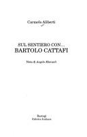 Cover for Sul sentiero con-- Bartolo Cattafi