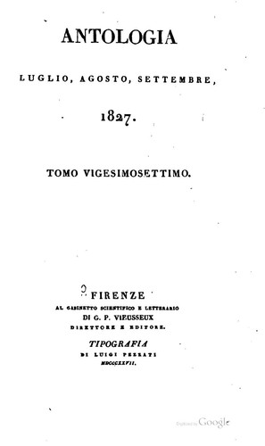Cover for Antologia