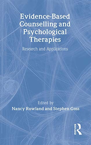 Cover for Evidence-based counselling and psychological therapies