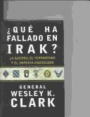 Cover for Que Ha Fallado En Irak?/winning Modern Wars