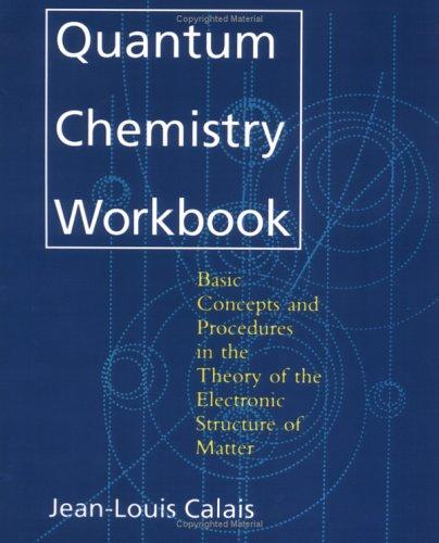 Cover for Quantum chemistry workbook