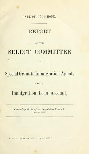 Cover for Report.