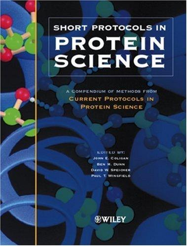 Cover for Short Protocols in Protein Science