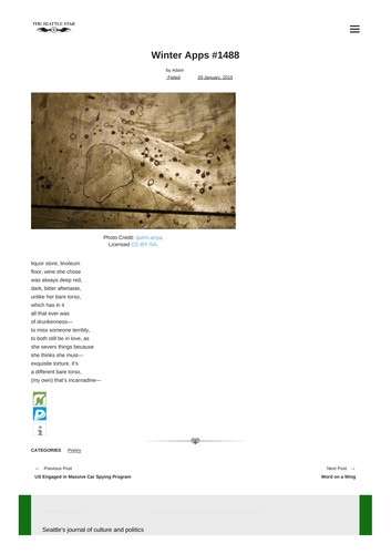 Cover for App #1488 in The Seattle Star