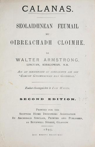 Cover for Calanas