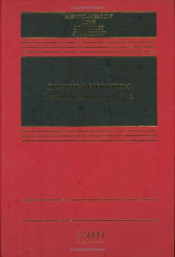 Cover for Dispute Resolution