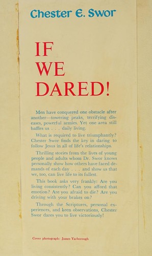 Cover for If we dared!
