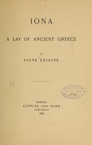 Cover for Iona
