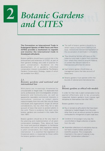 Cover for A CITES manual for botanic gardens