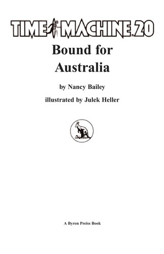 Cover for BOUND FOR AUSTRALIA (Time Machine, No 20)