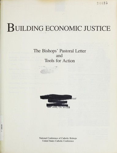 Cover for Building economic justice