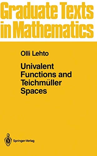 Cover for Univalent functions and Teichmüller spaces