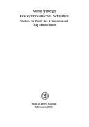 Cover for Postsymbolistisches Schreiben