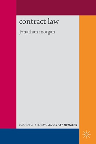 Cover for Great Debates in Contract Law