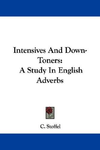 Cover for Intensives And Down-Toners