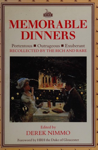 Cover for Memorable Dinners