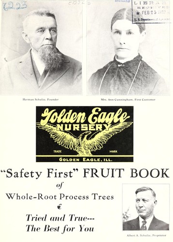 Cover for "Safety first" fruit book of whole-root process trees