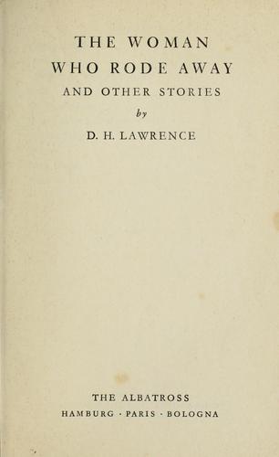 Cover for The woman who rode away