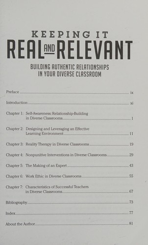 Cover for Keeping It Real and Relevant