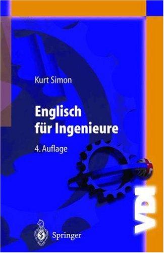 Cover for Englisch für Ingenieure (VDI-Buch)