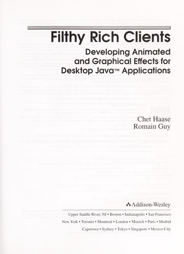 Cover for Filthy rich clients