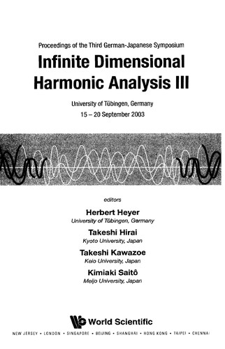 Cover for Infinite dimensional harmonic analysis III