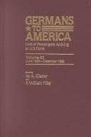 Cover for Germans to America, Volume 20 Aug. 19, 1867-May 14, 1868