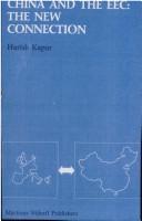 Cover for China and the European Economic Community