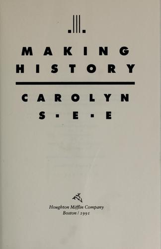 Cover for Making history