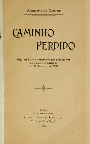 Cover for Caminho perdido
