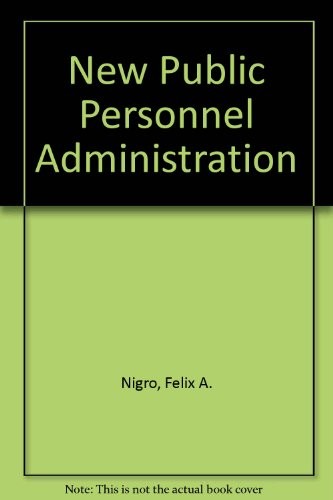 Cover for The new public personnel administration