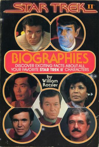 Cover for Star Trek II: Biographies