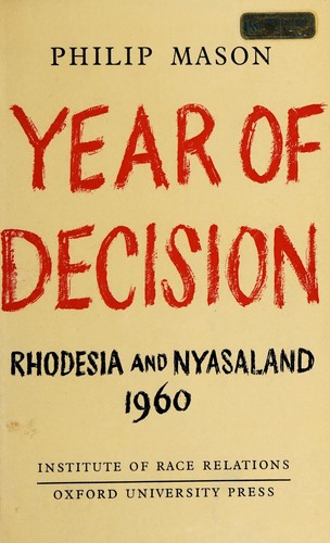 Cover for Year of decision