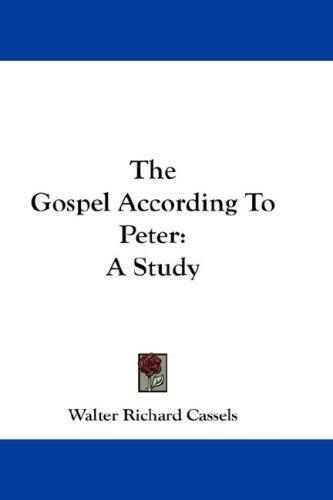 Cover for The Gospel According To Peter